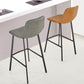 Modern Backrest Armless Counter Stool Iron Milk Tea Shop Bar Stool with Leather Cushion Clearhalo 'Bar Furniture' 'Bar Stools' 'bar_stools' 'furn' 'furn_bar_stools' 'Furniture' 'Kitchen & Dining Furniture' 1200x1200_69338550-cfb4-469c-970b-41d0d1785c80