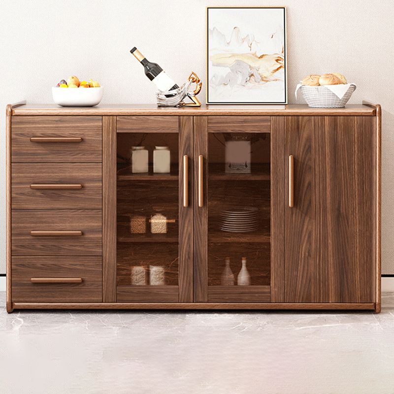 Cucina moderna in stile cucina sideboard in legno ingegnerizzato con 4 cassetti