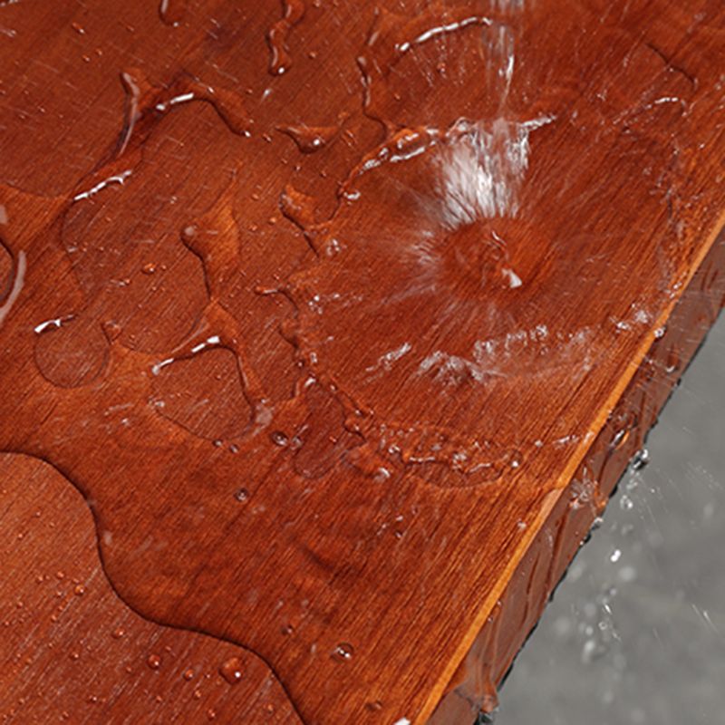 Table de bar rectangulaire à hauteur de barre avec base en métal noir pour utilisation sur patio