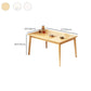 Contemporary 1/4/5 Pieces Dining Table Rectangle Wood Furniture for Restaurant