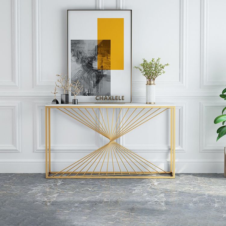 Stone Glam Accent Tabla 1 Establecimiento 31.5 "Mesa de consola de altura para Hall