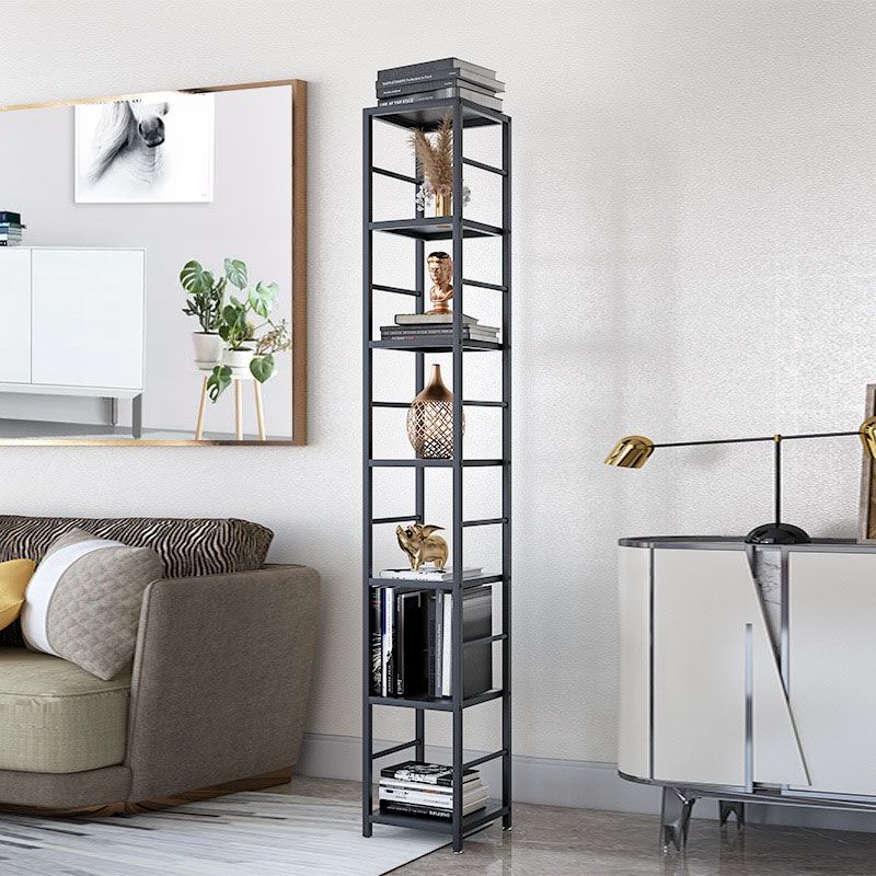 Contemporary Metal Book Shelf Open Home Shelf Bookcase with Shelves Clearhalo 'Bookcases' 'furn' 'furn_bookcases' 'Furniture' 'Office Furniture' 1200x1200_6940a997-4b3b-4b10-b08d-33ee9cdf2db0