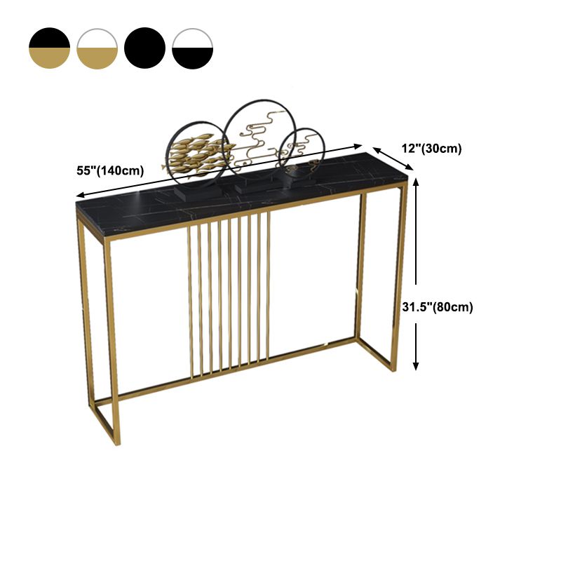 Modern Console Accent Table Antique Finish Console Sofa Table Clearhalo 'Console Tables' 'console_tables' 'Entry & Mudroom Furniture' 'furn' 'furn_console_tables' 'Furniture' 1200x1200_6940f60b-f9e7-4c74-87f1-6cf6d64ad528