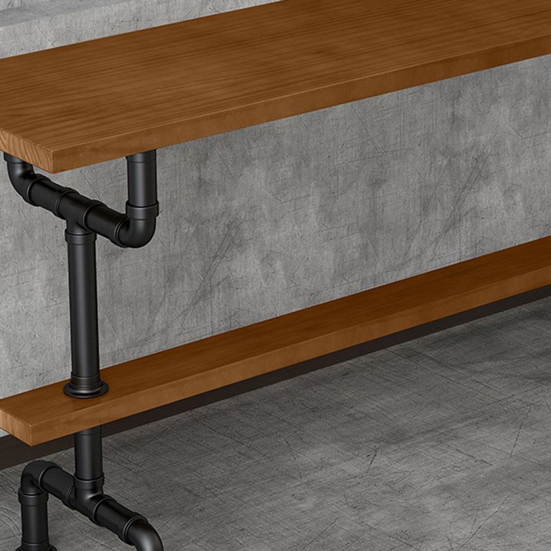 1/4/7 Pieces Modern Rectangular Pub Table Set Wooden Counter Table with Backless Stools Clearhalo 'Bar Furniture' 'furn' 'furn_home_bar_bar_sets' 'Furniture' 'Home Bars & Bar Sets' 'home_bar_bar_sets' 'Kitchen & Dining Furniture' 1200x1200_69416c61-6c19-476e-9fa8-e5b009ef276a