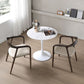 Round Sintered Stone White Dining Table Simplicity Tulip Base Table for Dining Room Clearhalo ' dining_table' 'Dining Tables & Seating' 'Dining Tables' 'furn' 'furn_dining_table' 'Furniture' 'furniture_dining_table' 'Kitchen & Dining Furniture' 'kitchen&dining_furn' 'kitchen' 'kitchen_dining_table' 1200x1200_6942044a-8f00-4a35-81e2-07bbec1beb9d