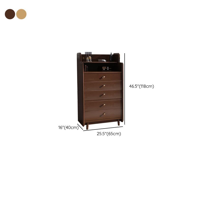 Glam Vertical Solid Wood Storage Chest Bedroom Chest with Drawers Clearhalo 'Bedroom Furniture' 'Dressers & Chests' 'dressers_chests' 'furn' 'furn_dressers_chests' 'Furniture' 1200x1200_6942ba34-dc6f-41bf-8497-d09898f8f388