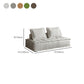 29.92" High Sofa Contemporary Armless Sofa with Bolster Pillows