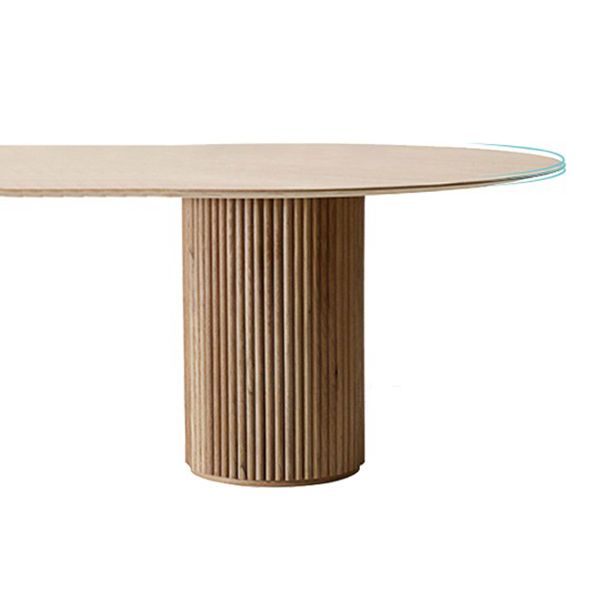 Rectangle Brown Modern Dining Table Solid Wood Table with Double Pedestal Base Clearhalo ' dining_table' 'Dining Tables & Seating' 'Dining Tables' 'furn' 'furn_dining_table' 'Furniture' 'furniture_dining_table' 'Kitchen & Dining Furniture' 'kitchen&dining_furn' 'kitchen' 'kitchen_dining_table' 1200x1200_694ba10d-df4b-4f14-9e27-b9392dece377