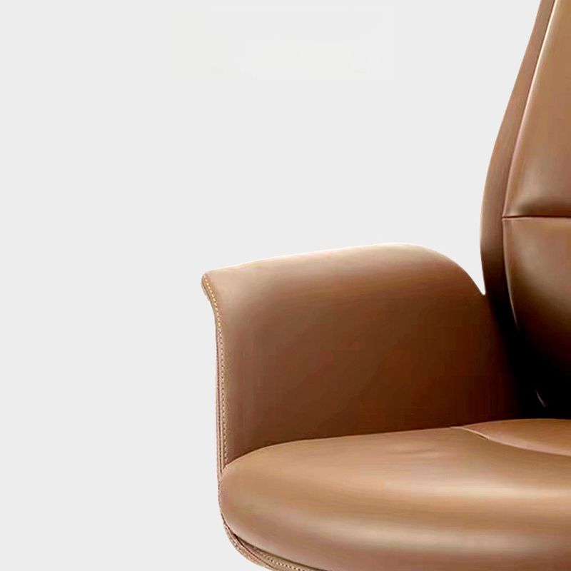 Silla ejecutiva de cuero moderna Silla ergonómica de gerentes para oficina