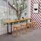 Industrial 1/2/5 Pieces Wooden Bar Table Set Rectangle Bar Table with High Wood Stools Clearhalo 'Bar Furniture' 'furn' 'furn_home_bar_bar_sets' 'Furniture' 'Home Bars & Bar Sets' 'home_bar_bar_sets' 'Kitchen & Dining Furniture' 1200x1200_694f5854-94c5-4af8-ba58-05b882eb4850