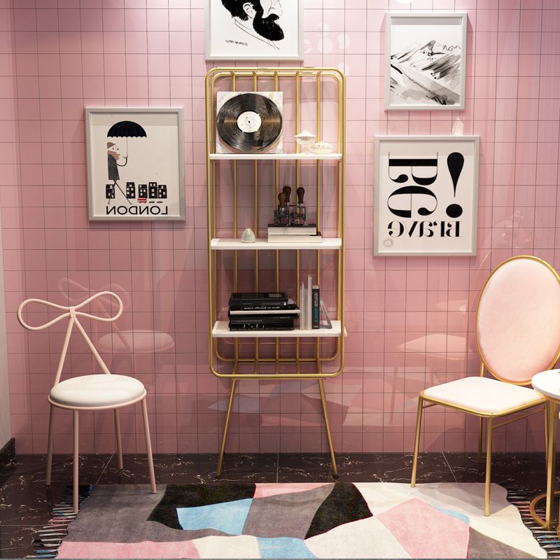 4 Shelves Standard Bookshelf Metal Modern Bookcase ,11.8" W X 70.9" H Clearhalo 'Bookcases' 'furn' 'furn_bookcases' 'Furniture' 'Office Furniture' 1200x1200_694f61dc-ddd8-4cb7-b5c5-77166b6d086e