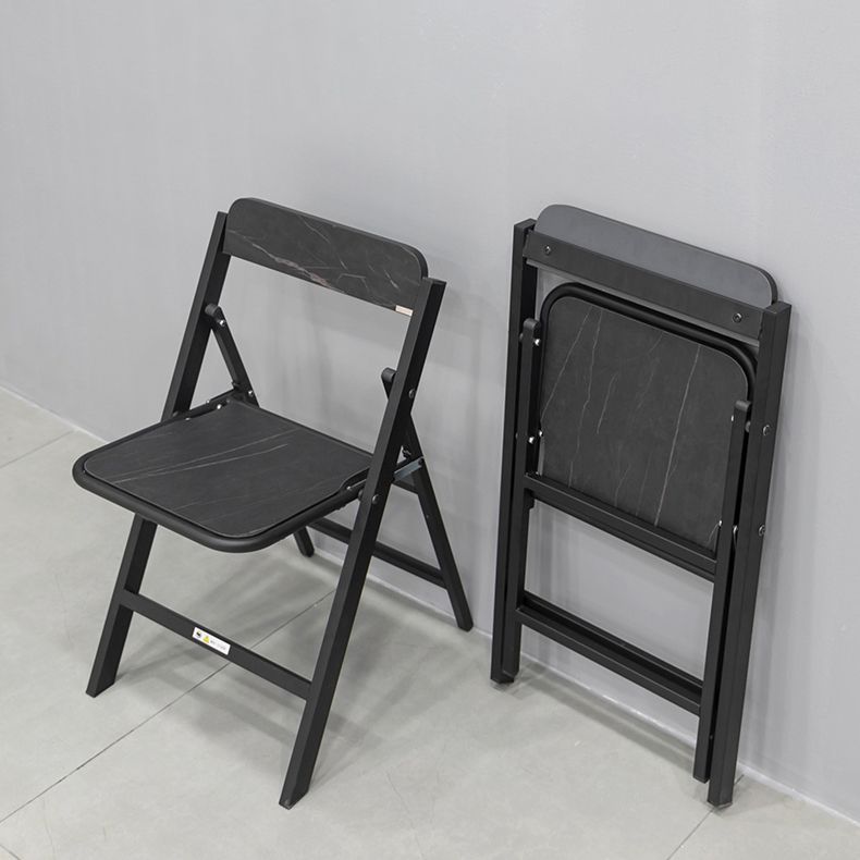 Modern 1/2/5/7 Pieces Foldable Dinette Set Black Wood Dining Table Set for Kitchen Clearhalo 'Dining Room Sets' 'Dining Tables & Seating' 'dining_room_set' 'furn' 'furn_dining_room_set' 'Furniture' 'furniture_dining_room_set' 'Kitchen & Dining Furniture' 1200x1200_695332f6-bbe8-4d1e-a731-995824591e67