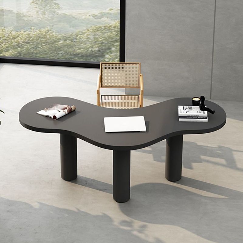 Escritorio de oficina de pino contemporáneo escritorio de formulario gratuito para la oficina