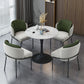 Round Stone Dining Table Simplicity Dining Room Collection with Tulip Base Clearhalo ' dining_table' 'Dining Tables & Seating' 'Dining Tables' 'furn' 'furn_dining_table' 'Furniture' 'furniture_dining_table' 'Kitchen & Dining Furniture' 'kitchen&dining_furn' 'kitchen' 'kitchen_dining_table' 1200x1200_695918d0-05e0-4635-98f4-d40122d56239
