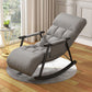 Contemporary Rocker Chair Metal Frame Spindle Rocker Chair with Cushions Clearhalo 'Chairs & Seating' 'furn' 'furn_rocking_chairs' 'Furniture' 'Living Room Furniture' 'Rocking Chairs' 'rocking_chairs' 1200x1200_69592613-779e-41d5-9158-18f2ad8bc040
