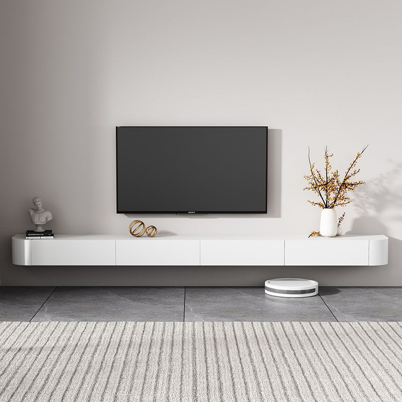 Zwevende tv-standaard Moderne tv-standaardconsole met lades