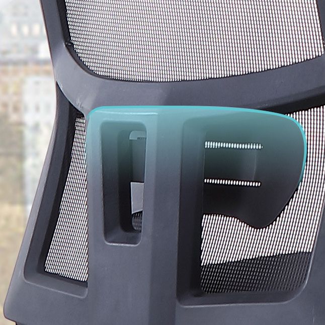 Modern Office Chair Fixed Arms Adjustable Seat Height Desk Chair with Wheels Clearhalo 'furn' 'furn_office_chair' 'Furniture' 'Office Chairs' 'Office Furniture' 'office_chair' 1200x1200_695a039d-03c4-46d5-b0a6-c91975adb33f