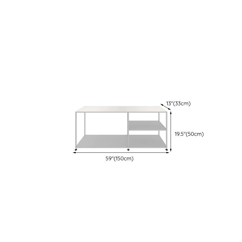 Industrial Metal TV Stand Console Open Storage TV Media Stand for Living Room Clearhalo 'furn' 'furn_tv_stands_entertainment_centers' 'Furniture' 'Living Room Furniture' 'TV Stands & Entertainment Centers' 'TV Stands & Media Storage Furniture' 'tv_stands_entertainment_centers' 1200x1200_695bb7cc-7be1-41ff-a9e2-e8485409b4d6