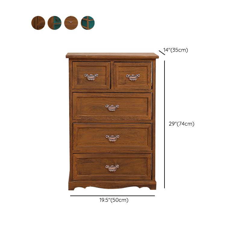 Costa Storage Chox Dresser Cofre de almacenamiento de madera maciza, 13.65 pulgadas de ancho