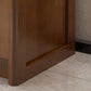 Server moderno di vetro a buffet sideboard con 1 cassetto, 17 "W x 36" H