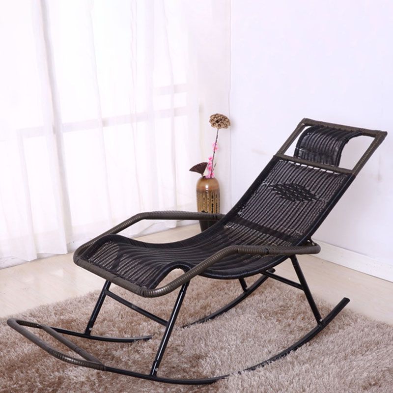 Mid Century Modern Style Rocking Chair Single Indoor Rocking Chair with Cushion Clearhalo 'Chairs & Seating' 'furn' 'furn_rocking_chairs' 'Furniture' 'Living Room Furniture' 'Rocking Chairs' 'rocking_chairs' 1200x1200_695d49ac-ba6c-4edc-a42e-6b0289f3687c