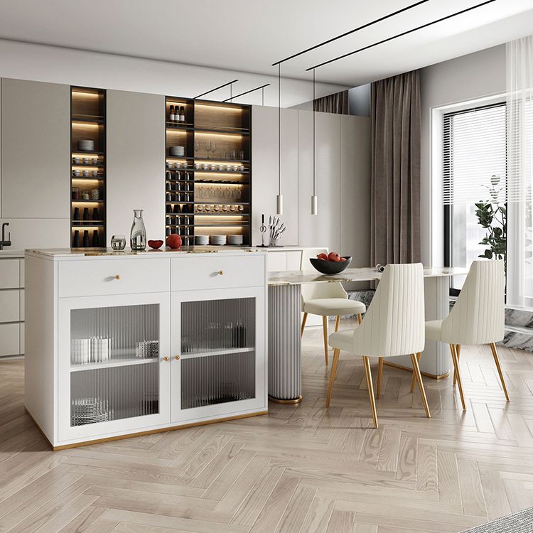 Metal Modern Free Form Indoor Table Sintered Stone Table for Kitchen and Dining Room Clearhalo ' dining_table' 'Dining Tables & Seating' 'Dining Tables' 'furn' 'furn_dining_table' 'Furniture' 'furniture_dining_table' 'Kitchen & Dining Furniture' 'kitchen&dining_furn' 'kitchen' 'kitchen_dining_table' 1200x1200_695f2d69-1f4d-4cbf-a7ab-38f50c2d9e75