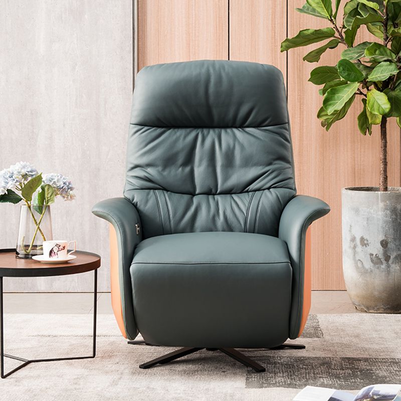 Scandinavian Swivel Base Standard Recliner Single Recliner Chair Clearhalo 'Chairs & Seating' 'furn' 'furn_recliners' 'Furniture' 'Living Room Furniture' 'Recliners' 1200x1200_695f6a40-1cd4-4f5f-be6f-8d067d263143