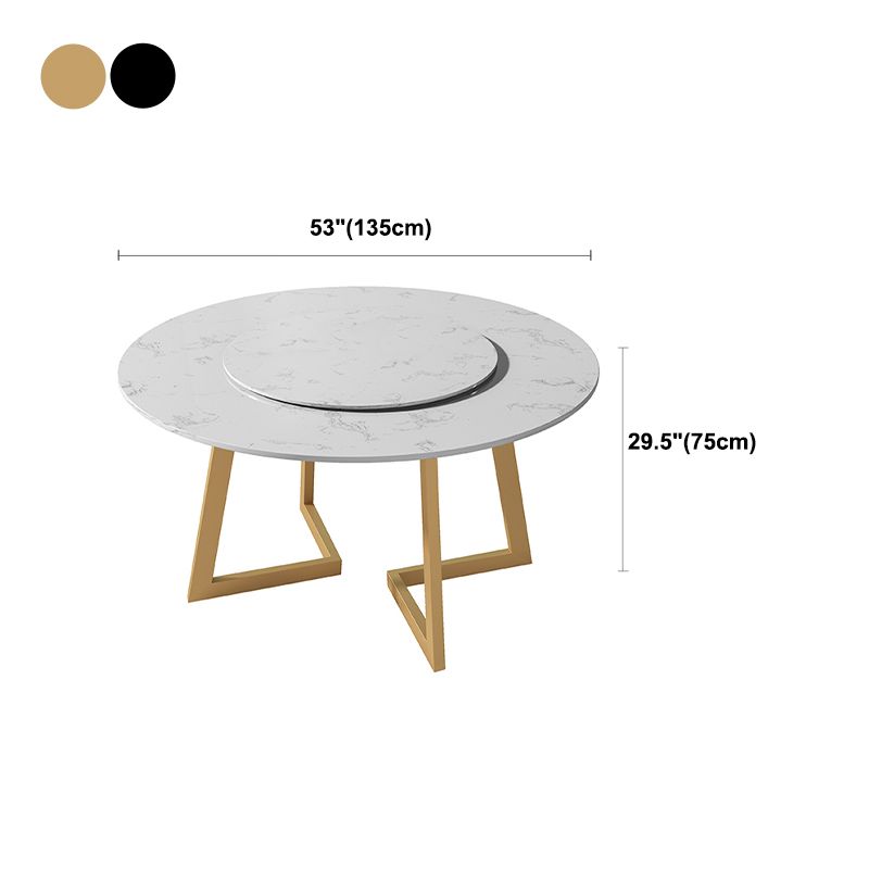 1/4/5/7 Pcs Metal Glam Dining Room Set with Round Table and Chairs Dining Set Clearhalo 'Dining Room Sets' 'Dining Tables & Seating' 'dining_room_set' 'furn' 'furn_dining_room_set' 'Furniture' 'furniture_dining_room_set' 'Kitchen & Dining Furniture' 'kitchen&dining_furn' 'kitchen' 1200x1200_695fe0d1-62a9-4b57-a6b1-9337648c1714