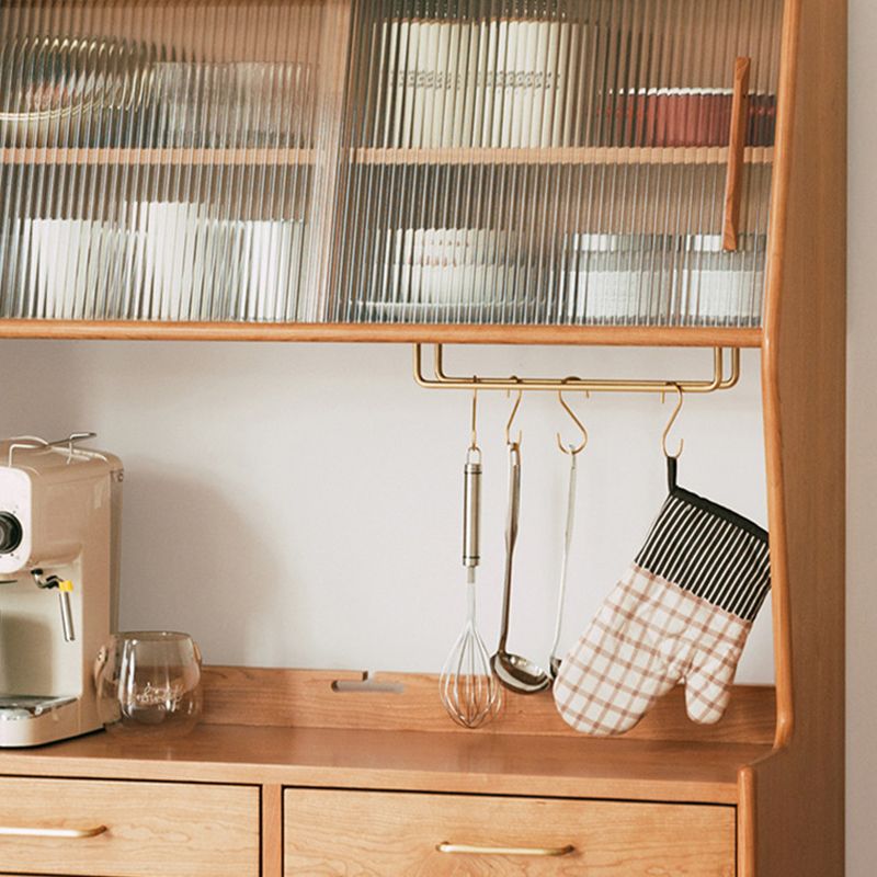 Sideboard in legno in stile moderno casa aperta con mobile