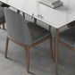 Industrial Style Dinner Table Stone Rectangle Dining Site Table in White Clearhalo 'Dining Tables & Seating' 'Dining Tables' 'dining_table' 'furn' 'furn_dining_table' 'Furniture' 'Kitchen & Dining Furniture' 1200x1200_6964003a-4aa2-4cbf-8ebb-5ca6ccf45579