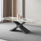 Juego de mesa rectangular contemporáneo, juego de comedor de 1/2/4/5/6/7 piezas para uso doméstico