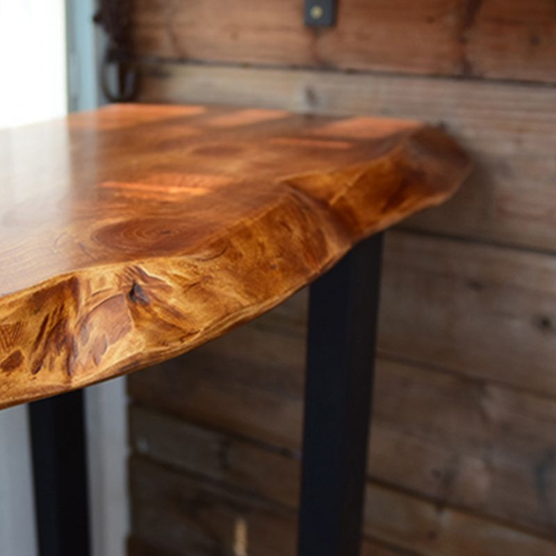 Modern Solid Wood Counter Set 1/2/4 Pieces Rectangle Bar Table Set in Natural Clearhalo 'Bar Furniture' 'furn' 'furn_home_bar_bar_sets' 'Furniture' 'Home Bars & Bar Sets' 'home_bar_bar_sets' 'Kitchen & Dining Furniture' 1200x1200_696732b6-4b60-45c2-9c62-8b2add5620e2
