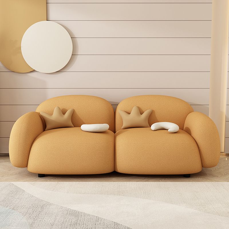 現代的な27.56 "Hフェイクレザースクエアアームソファリビングルーム