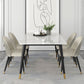 Industrial White Table for Restaurant Rectangle Dining Table with Metal 4 Legs Clearhalo 'Dining Tables & Seating' 'Dining Tables' 'dining_table' 'furn' 'furn_dining_table' 'Furniture' 'furniture_dining_table' 'Kitchen & Dining Furniture' 'kitchen' 'kitchen_dining_table' 1200x1200_69696ce0-1d90-41fd-94c4-507b3f55e833