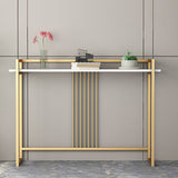 Tabella della console di console H da 33,5 pollici con base di cavalletto