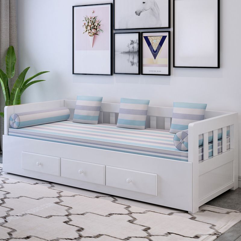 Divano materasso staccabile scandinavo divano letto in legno massiccio