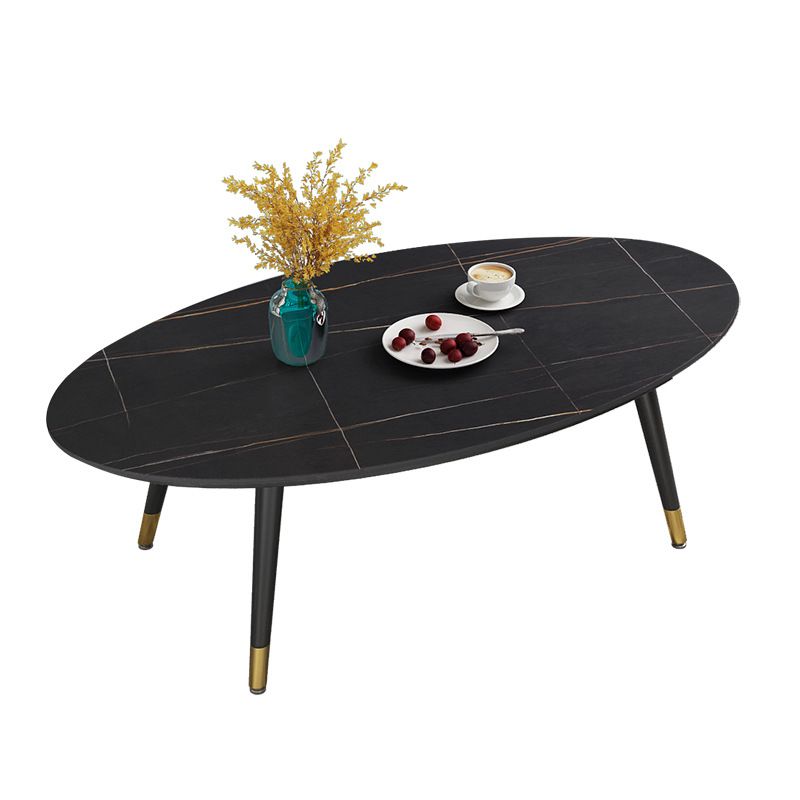18.8" Tall Modern Ironcraft 4 Legs Black/white Slate Top Coffee Table Clearhalo 'Coffee & Accent Tables' 'Coffee Tables' 'coffee_tables' 'furn' 'furn_coffee_tables' 'Furniture' 'furniture_coffee_tables' 'Living Room Furniture' 1200x1200_696af9ae-5a56-40d1-b1d2-2bca162745bf