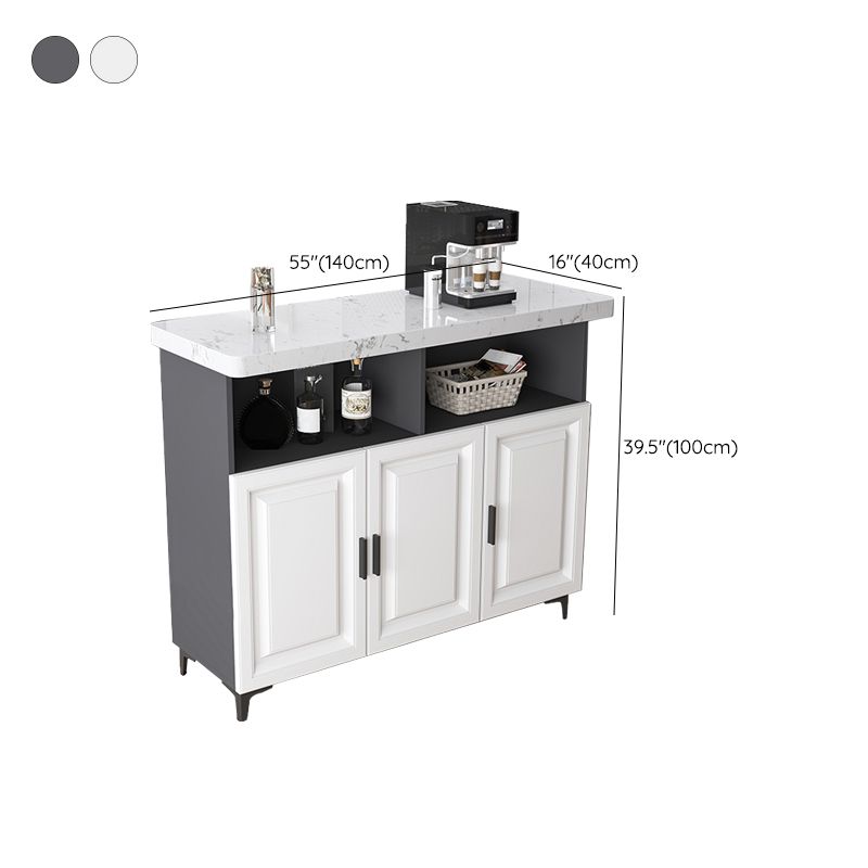 Modern Rectangle Bar Table Faux Marble Storable Table for Living Room Clearhalo 'Bar Furniture' 'Bar Tables' 'bar_tables' 'furn' 'furn_bar_tables' 'Furniture' 'Kitchen & Dining Furniture' 1200x1200_696baa24-8159-437c-8bdf-57989b21ea3b