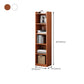 Modern Style Closed Back Bookshelf Engineered Wood Bookcase for Home