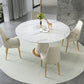 Sintered Stone Top Round Table for Restaurant Luxury White Dining Table with Pedestal Base Clearhalo ' dining_table' 'Dining Tables & Seating' 'Dining Tables' 'furn' 'furn_dining_table' 'Furniture' 'furniture_dining_table' 'Kitchen & Dining Furniture' 'kitchen&dining_furn' 'kitchen' 'kitchen_dining_table' 1200x1200_696f363d-38ed-4f23-946b-c9e6615a2af3
