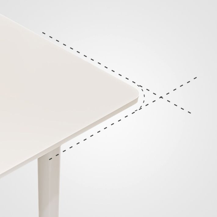 Modern Rectangular Dining Table White Stone Tabletop with Wood Legs Clearhalo 'Dining Tables & Seating' 'Dining Tables' 'dining_table' 'furn' 'furn_dining_table' 'Furniture' 'Kitchen & Dining Furniture' 1200x1200_69703b5a-1da1-486f-8522-cb54645d32d4