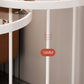 Minimalistic Coffee Table Round Glass Top Cocktail Table with Storage Clearhalo 'Coffee & Accent Tables' 'Coffee Tables' 'coffee_tables' 'furn' 'furn_coffee_tables' 'Furniture' 'Living Room Furniture' 1200x1200_69704c58-0e9d-4842-8a40-52d85df49bbf