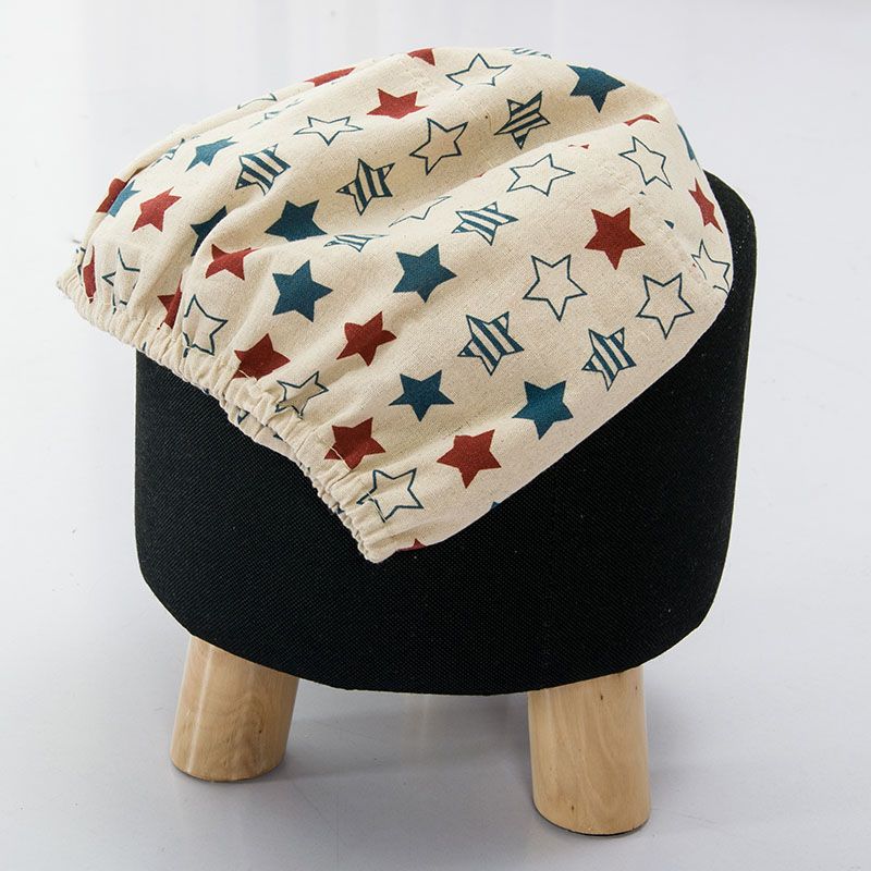 Cotton Standard Stool Modern Style Simple Household Round Stool Clearhalo 'furn' 'furn_ottomans_poufs' 'Furniture' 'Living Room Furniture' 'Ottomans & Poufs' 'ottomans_poufs' 1200x1200_6970c150-d2e7-48ce-8958-61993059a645