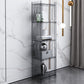Closed Back Bookshelf Nordic Rectangle Acrylic Storage Bookcase