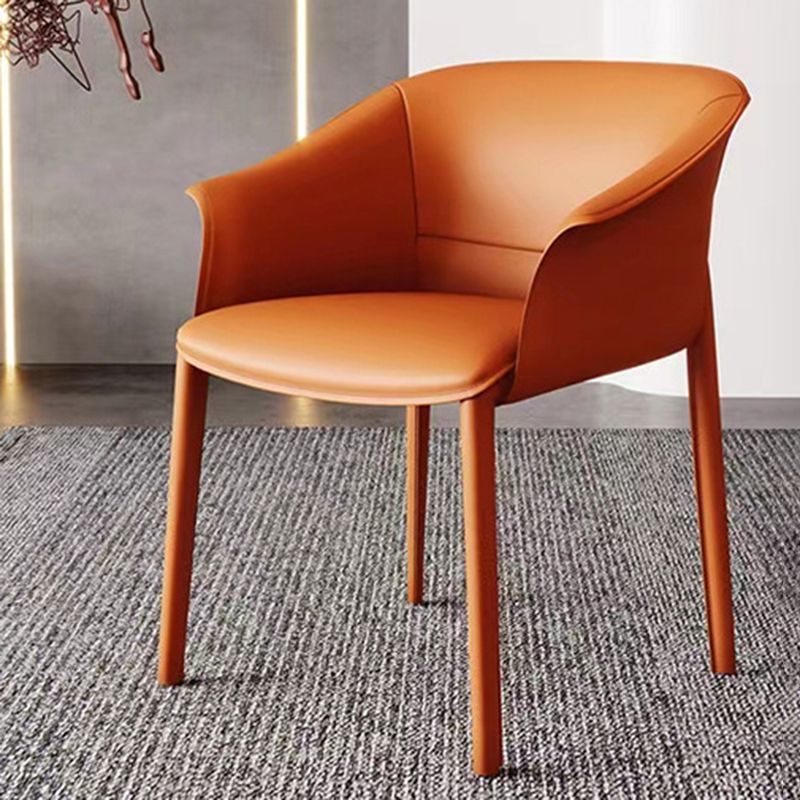 Arms Included Barrel Chair Barrel Sloped Arm Accent Chair with Legs Clearhalo 'Accent Chairs' 'accent_chairs' 'Chairs & Seating' 'furn' 'furn_accent_chairs' 'Furniture' 'Living Room Furniture' 1200x1200_6971f2a9-737b-4bca-bda5-ec0e6318a2eb