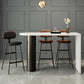 Modern Solid Wood Pub Table Set 1/3/4 Pieces Bar Table with Metal Stools Clearhalo 'Bar Furniture' 'furn' 'furn_home_bar_bar_sets' 'Furniture' 'Home Bars & Bar Sets' 'home_bar_bar_sets' 'Kitchen & Dining Furniture' 1200x1200_69720f4b-bbca-4755-a18b-4c84ced2c1cd