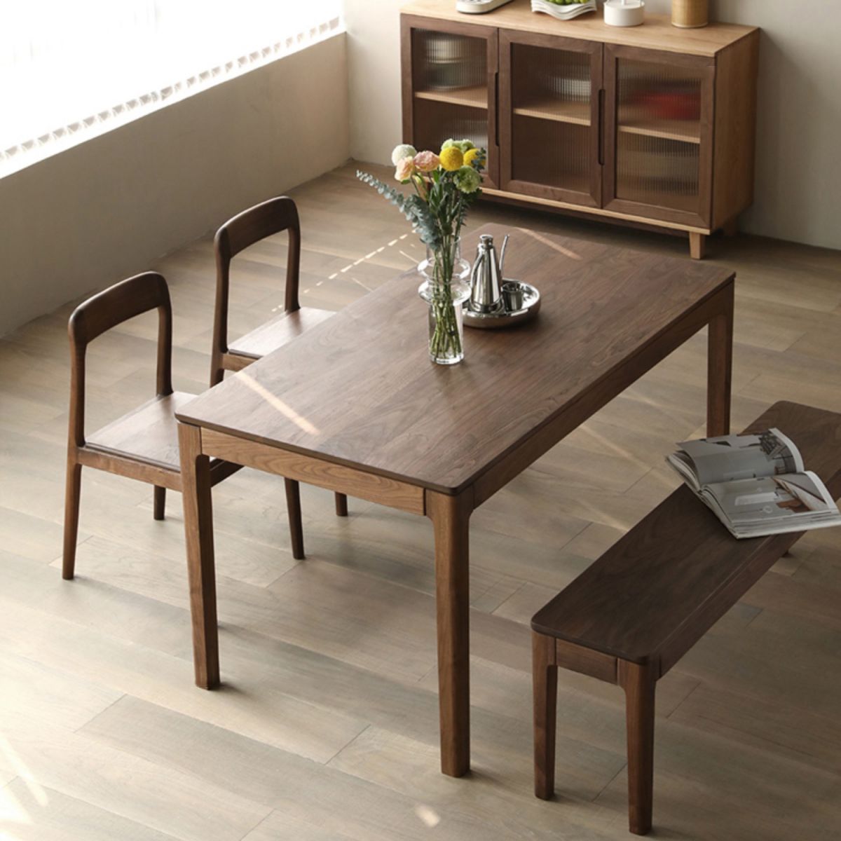 Rectangle Solid Wood Table Modern Kitchen Table with 4 Legs for Restaurant Clearhalo ' dining_table' 'Dining Tables & Seating' 'Dining Tables' 'furn' 'furn_dining_table' 'Furniture' 'furniture_dining_table' 'Kitchen & Dining Furniture' 'kitchen&dining_furn' 'kitchen' 'kitchen_dining_table' 1200x1200_6975139a-dc70-4a8a-b98a-bc14bca66b0d