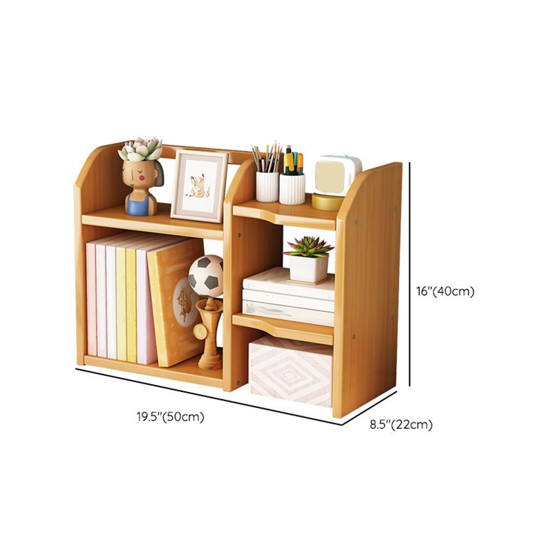 Bamboo Vertical Bookshelf Contemporary Open Back Bookcase with Shelves Clearhalo 'Bookcases' 'furn' 'furn_bookcases' 'Furniture' 'Office Furniture' 1200x1200_6975fb56-f25f-4c66-9661-b5149ad2b215