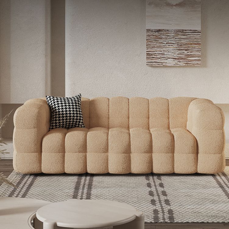 Skandinavisches Sofa Beige Wohnzimmertuxedo Arm Standard Tufted Sofe