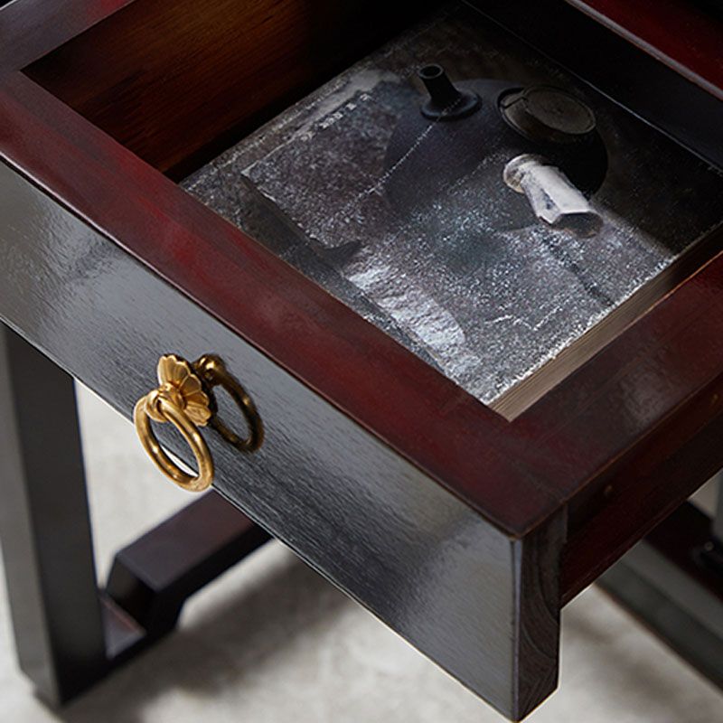 Pine Console Tafel Midden-eeuwse moderne rechthoek accenttafel voor Hall